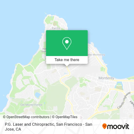 P.G. Laser and Chiropractic map