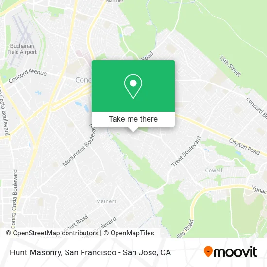Hunt Masonry map