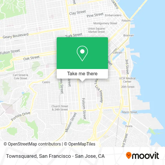 Townsquared map