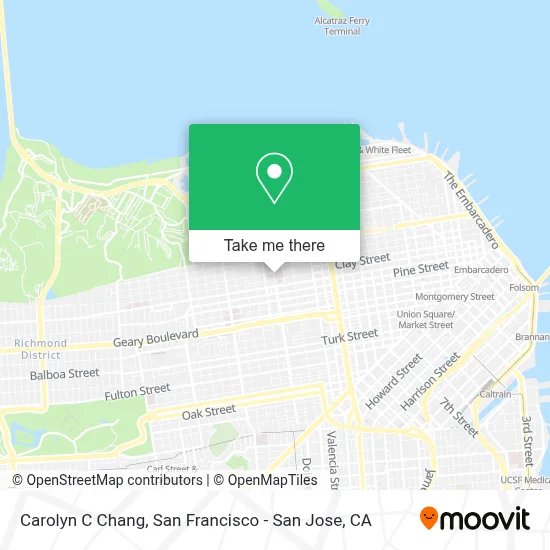 Carolyn C Chang map