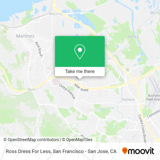 Ross Dress For Less map