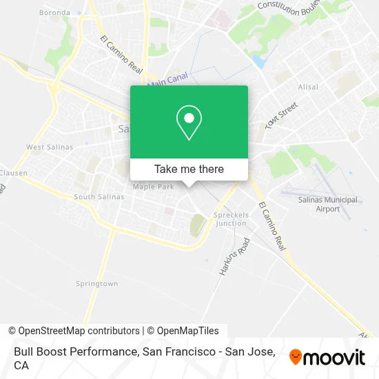 Bull Boost Performance map