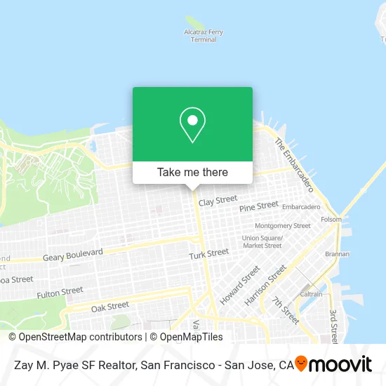 Zay M. Pyae SF Realtor map