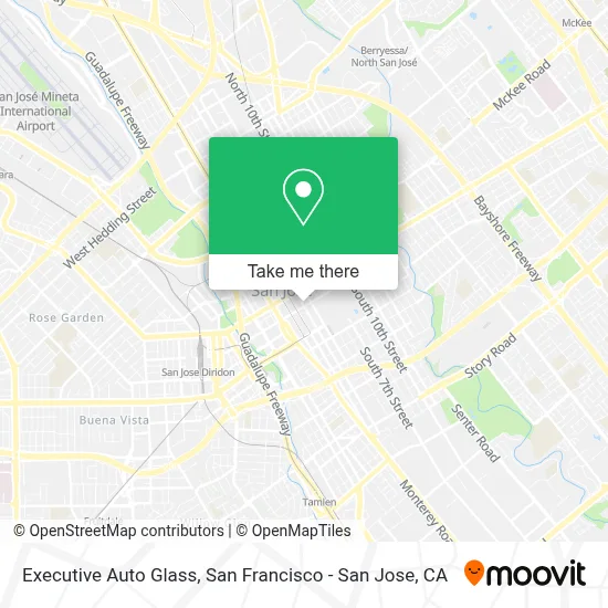 Executive Auto Glass map