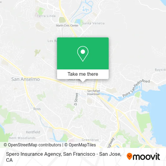 Spero Insurance Agency map