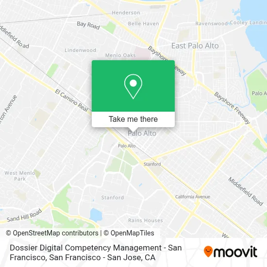 Dossier Digital Competency Management - San Francisco map