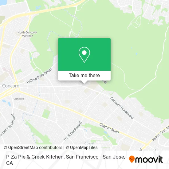 P-Za Pie & Greek Kitchen map