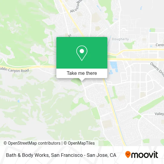 Bath & Body Works map