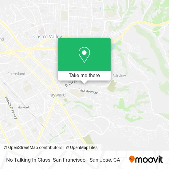 No Talking In Class map