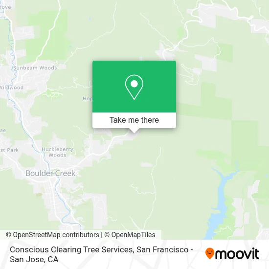 Conscious Clearing Tree Services map