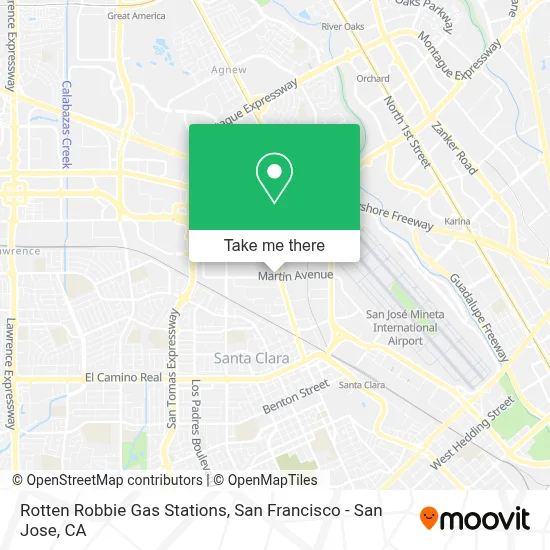 Rotten Robbie Gas Stations map