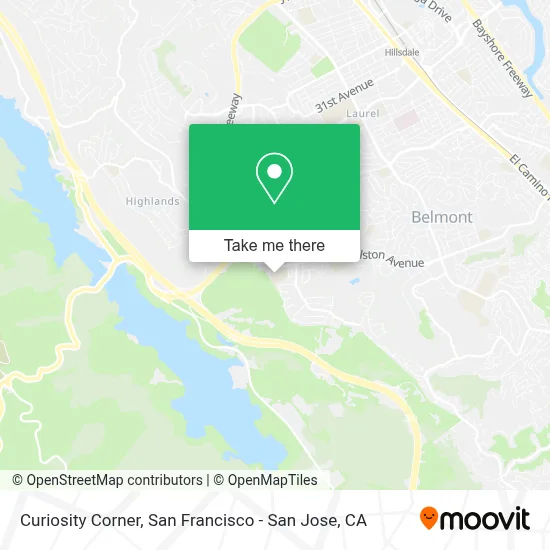 Curiosity Corner map