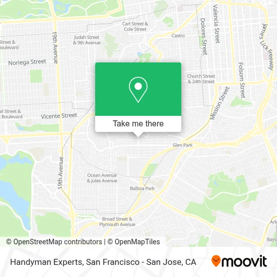 Handyman Experts map
