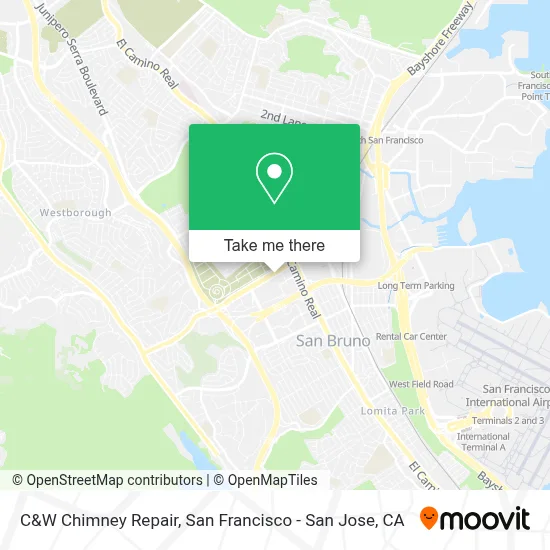 C&W Chimney Repair map