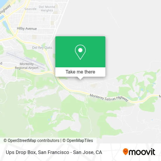 Ups Drop Box map