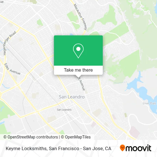 Keyme Locksmiths map