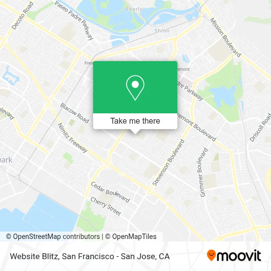 Website Blitz map