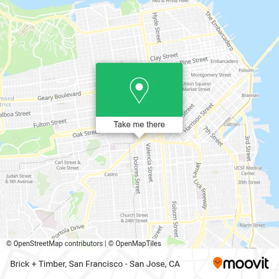 Brick + Timber map