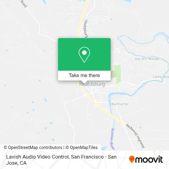 Lavish Audio Video Control map