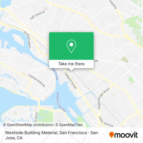 Westside Building Material map