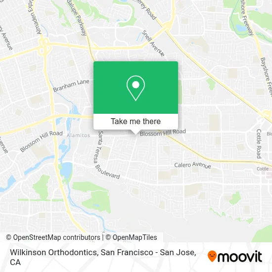 Wilkinson Orthodontics map
