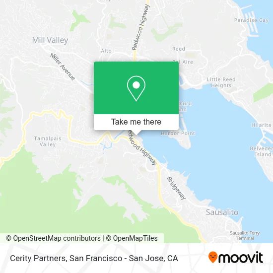 Cerity Partners map