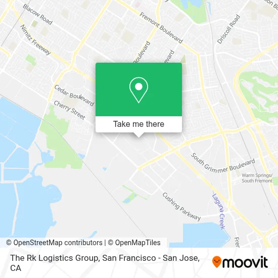 The Rk Logistics Group map