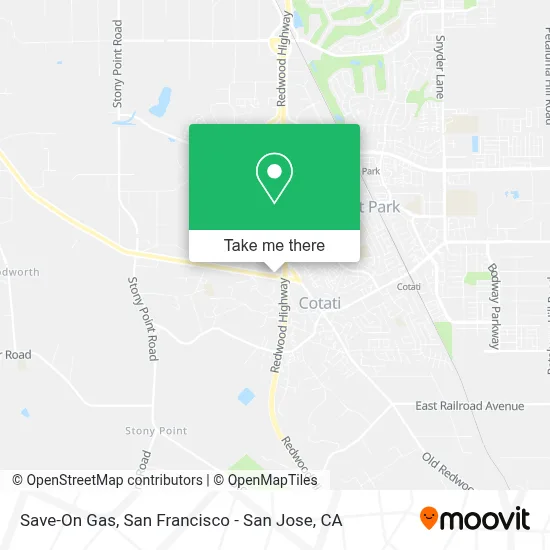 Save-On Gas map