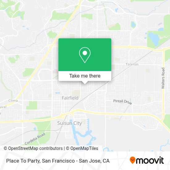 Place To Party map