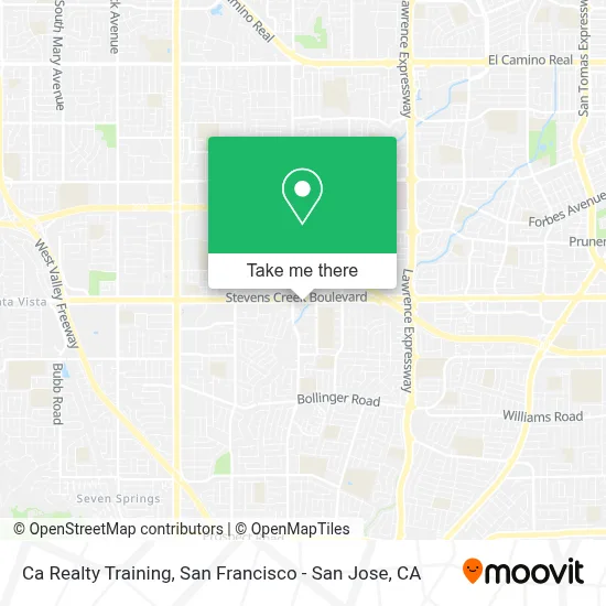 Ca Realty Training map