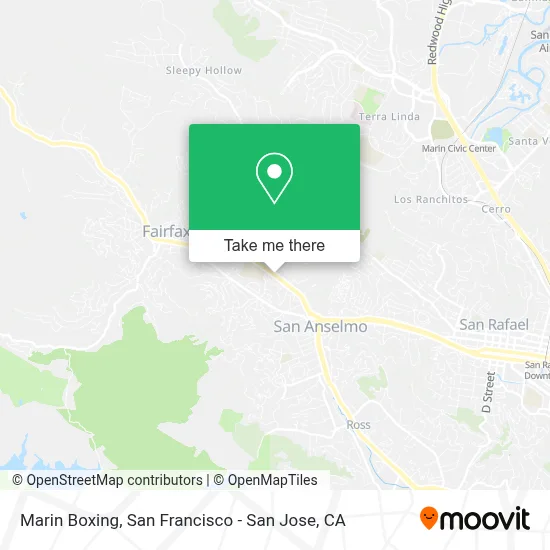 Marin Boxing map