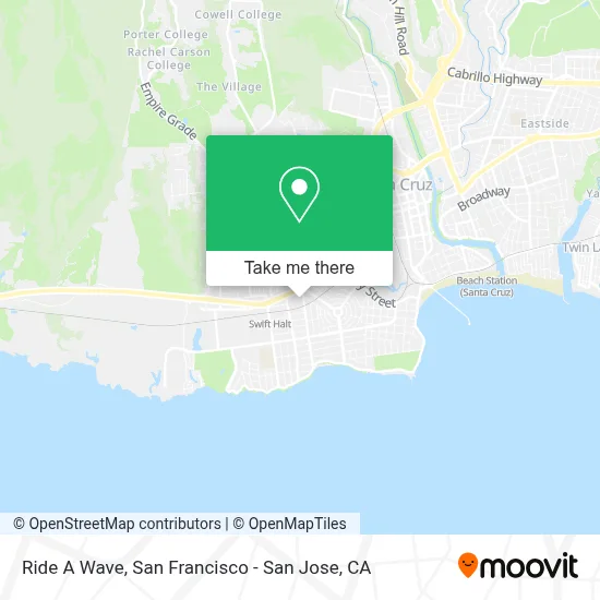 Ride A Wave map