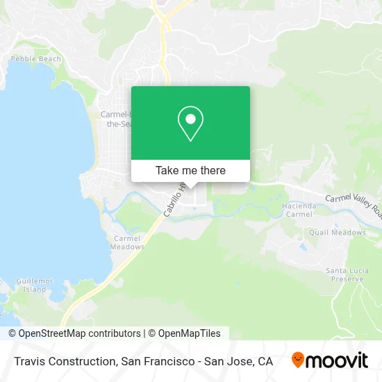 Travis Construction map