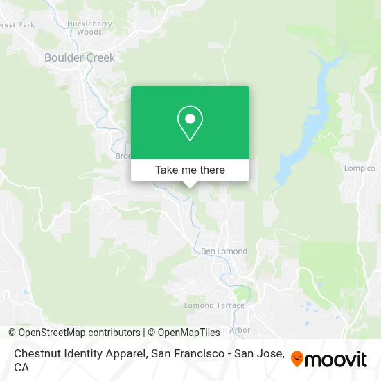 Chestnut Identity Apparel map