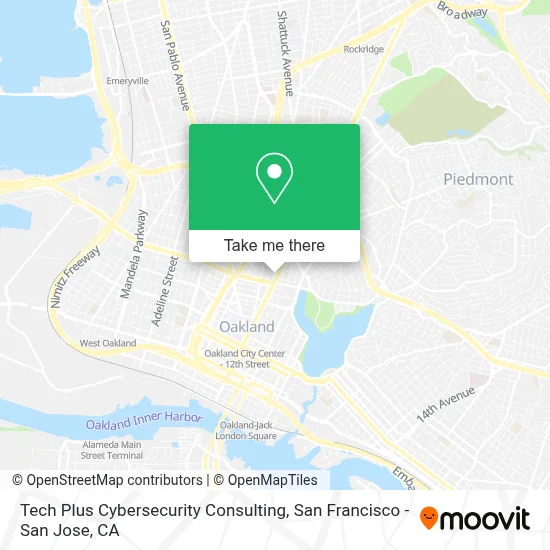 Tech Plus Cybersecurity Consulting map