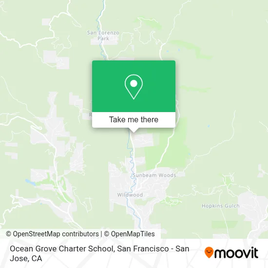 Ocean Grove Charter School map