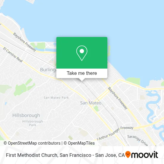 First Methodist Church map