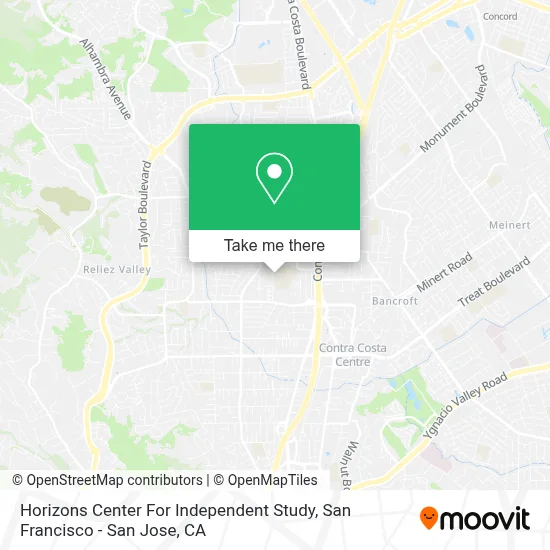Horizons Center For Independent Study map