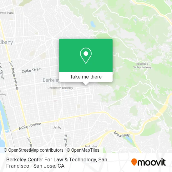 Berkeley Center For Law & Technology map