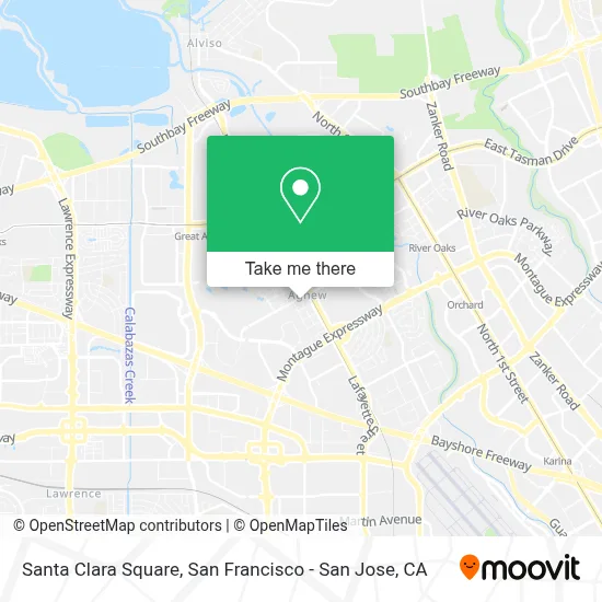 Santa Clara Square map