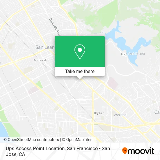 Ups Access Point Location map