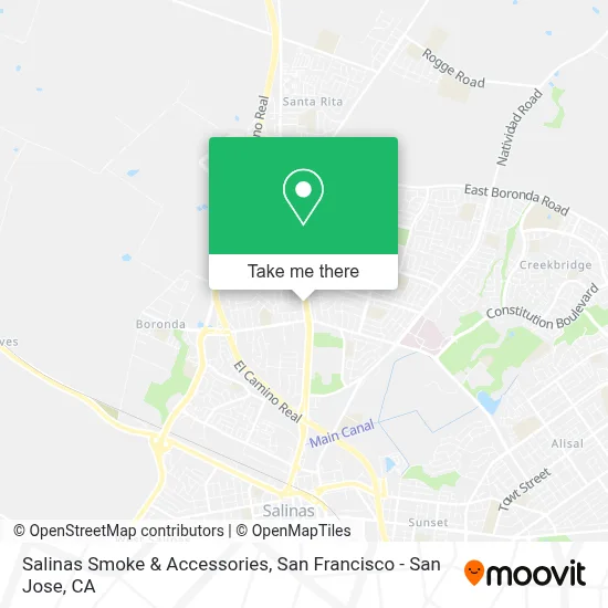 Salinas Smoke & Accessories map