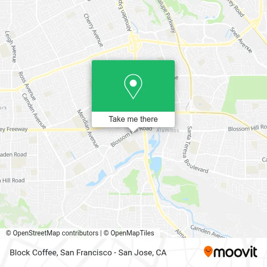 Block Coffee map