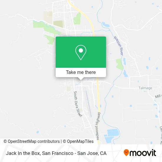 Jack In the Box map
