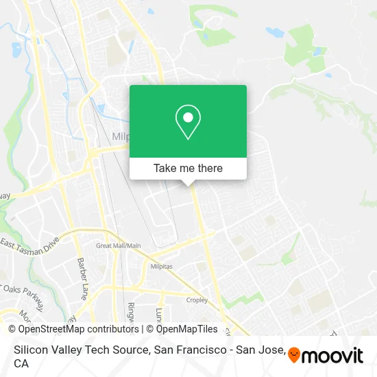 Silicon Valley Tech Source map