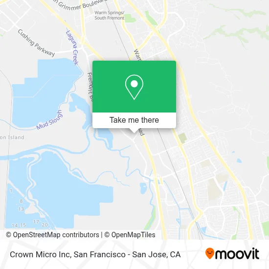 Crown Micro Inc map