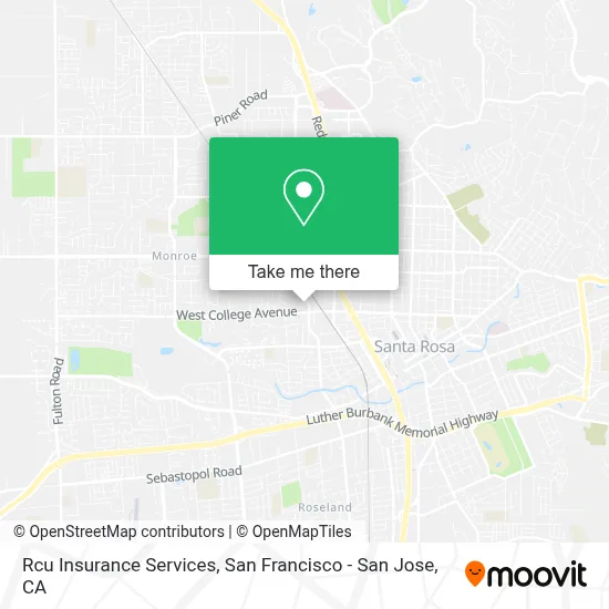 Rcu Insurance Services map