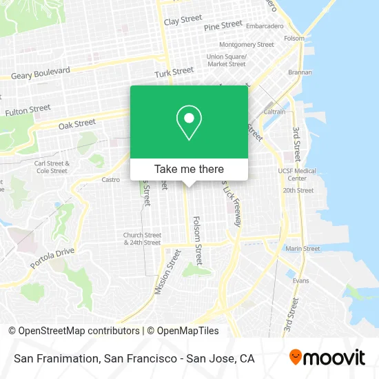 San Franimation map