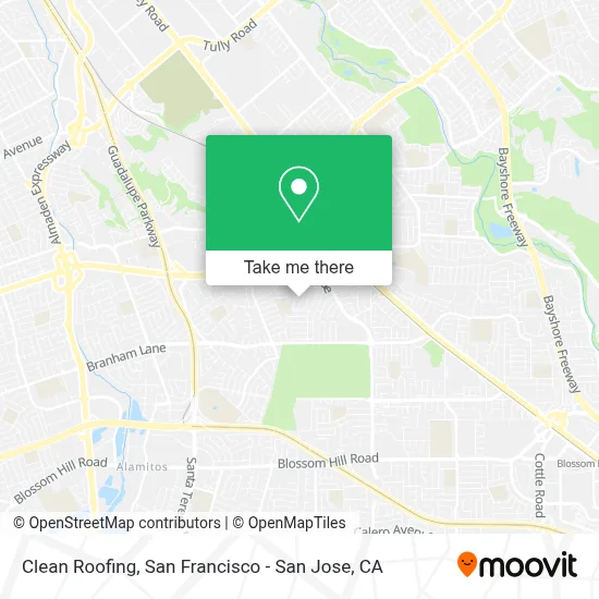 Clean Roofing map