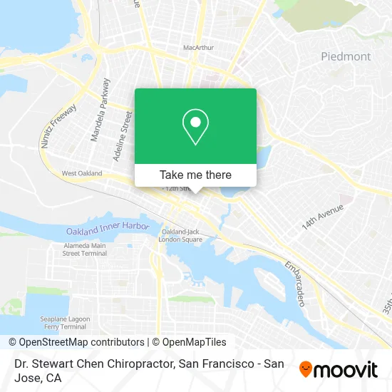 Dr. Stewart Chen Chiropractor map